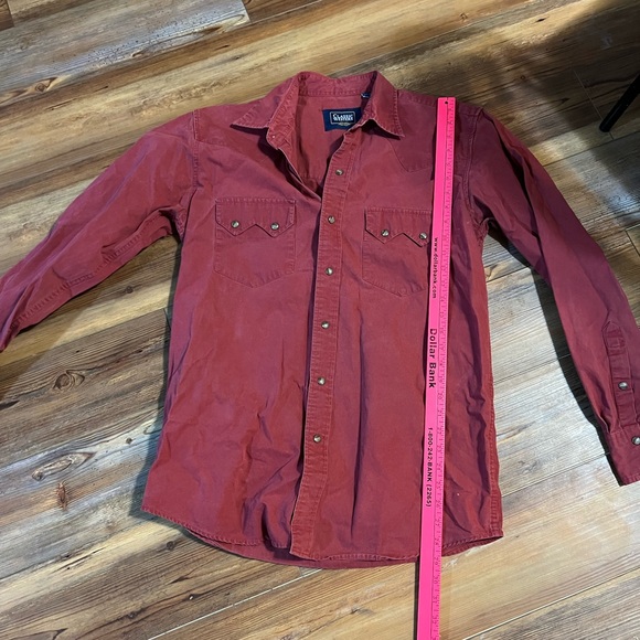 Vintage Classic Western Red Men's Shirt - Picture 8 of 8